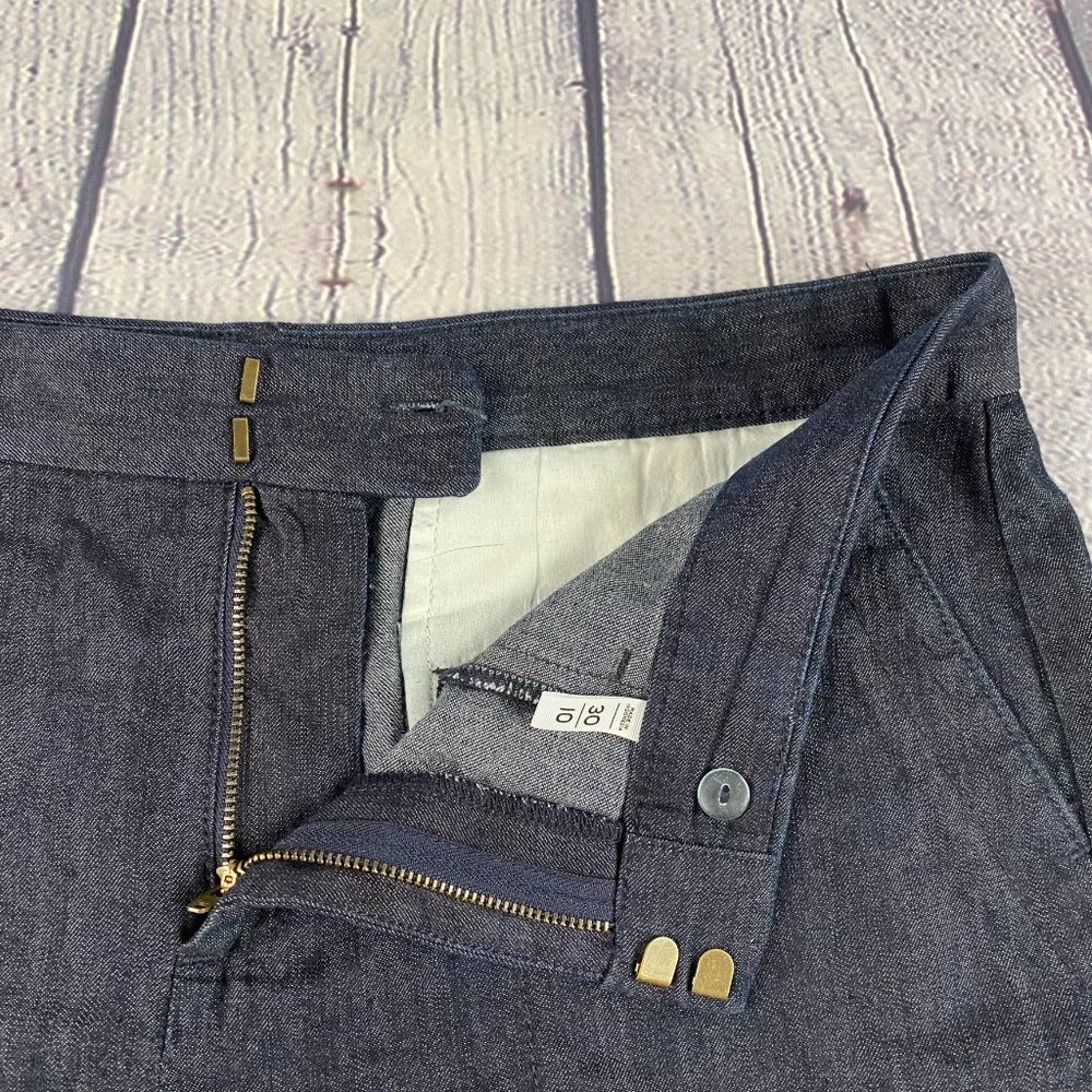 Ann Taylor Loft 3" Chambray Casual Shorts - Picture 2 of 6